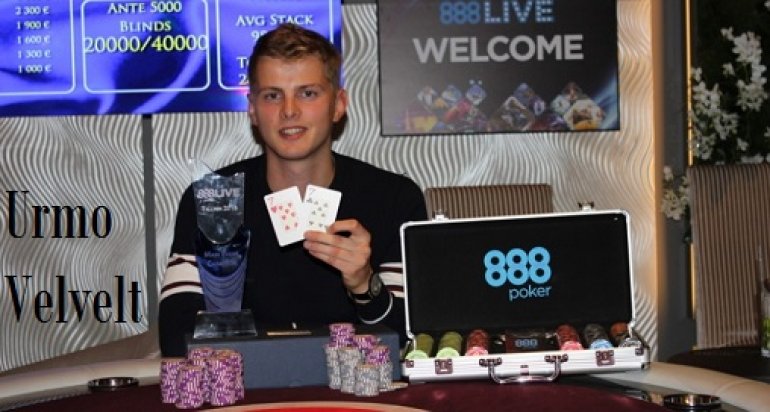 Urmo Velvelt Wins 2016 888Live Tallinn $30K GRTD ME